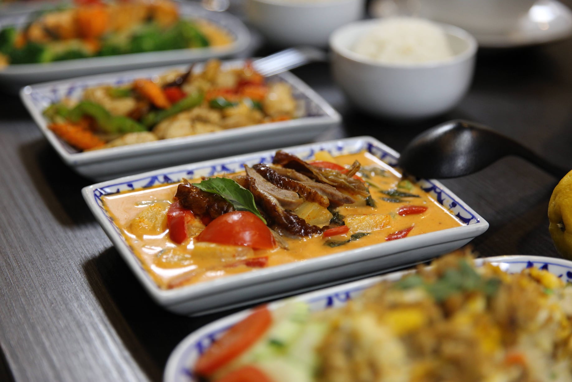 Thai food served with love